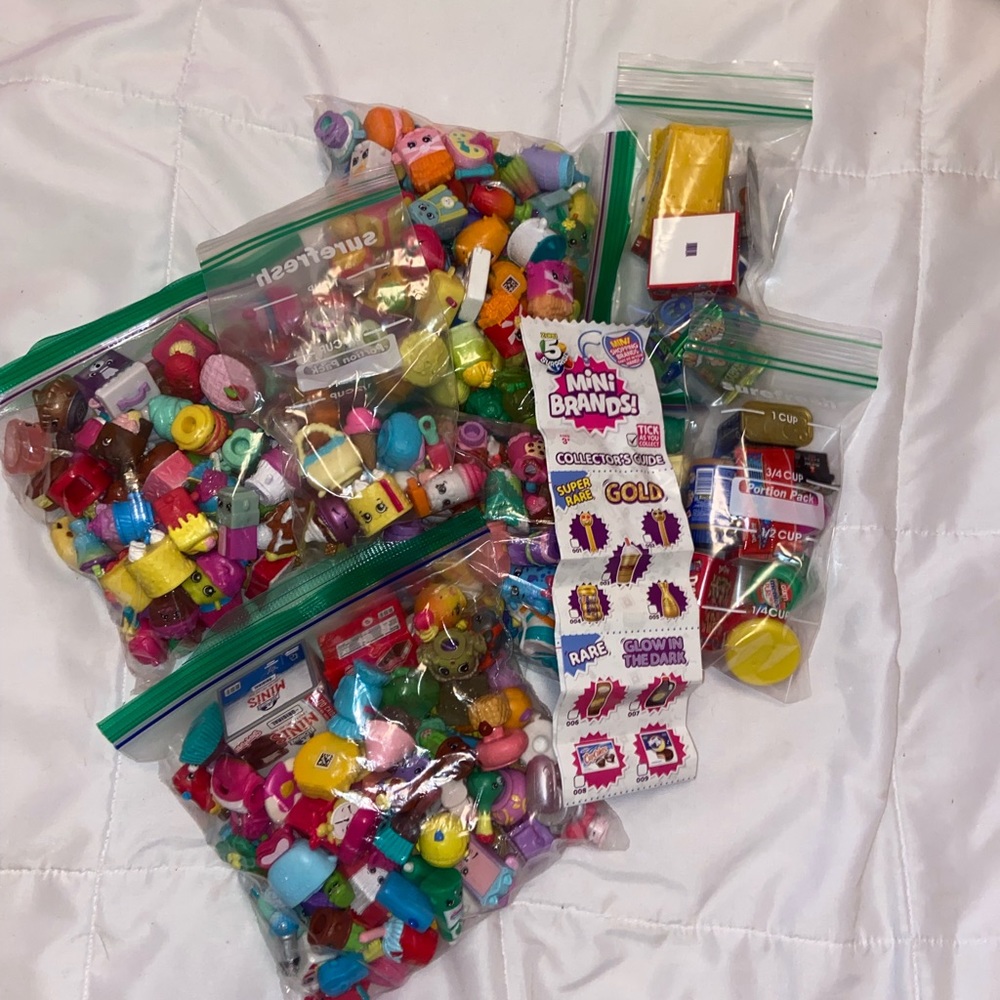 shopkins and mini brands lot